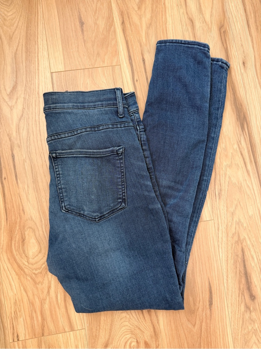 Express Women's High-Rise Indigo Skinny Jeans